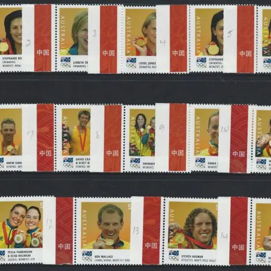 2008 Beijing Olympic Games Gold Medallists set of ...