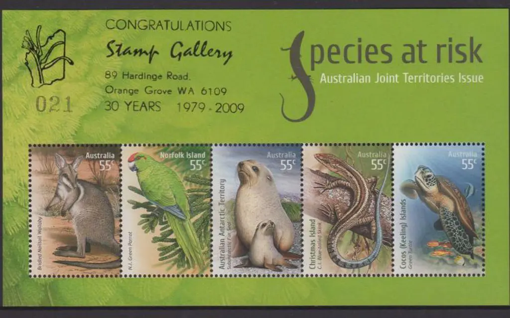 2009 Species at Risk M/S overprinted ... Image 1++
