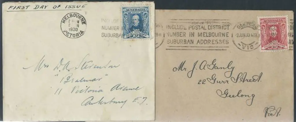 1930 (2nd June) Sturt pair on 2 separate plain ... Image 1++