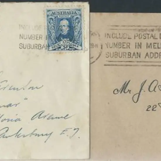 1930 (2nd June) Sturt pair on 2 separate plain ...