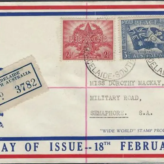 1946 (18th Feb) Peace - Victory set of 3 on ...