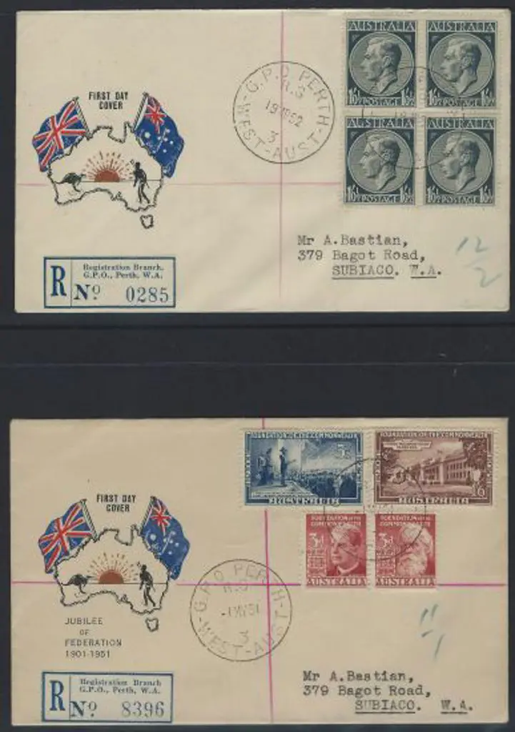 1951 (1st May) Federation & 1952 (19th March) ... Image 1++