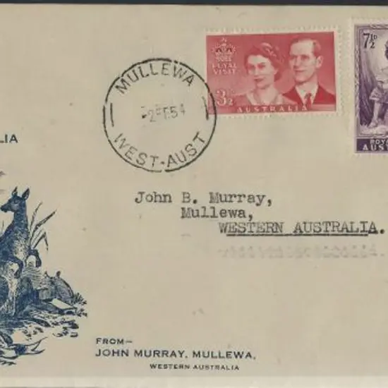 1954 (2nd Feb) Royal Visit on John Murray long ...