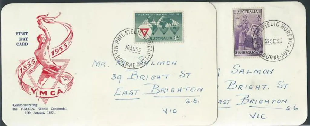 1955 (10th Aug) YMCA & 1955 (21st Sept) Nursing ... Image 1++