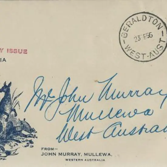 1955 (25th Sept) Rotary block of 4 on "Mullewa" ...