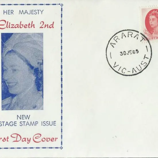 1965 (30th June) 5d red QEII on small Leslie Grant ...