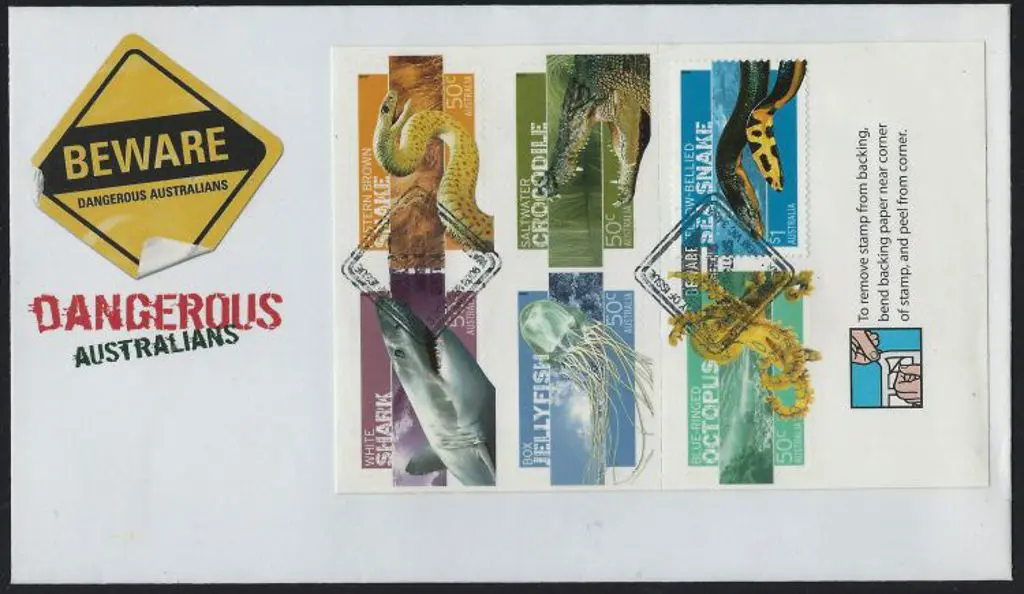 2006 (3rd Oct) Dangerous Australians S/A sheetlet ... Image 1++