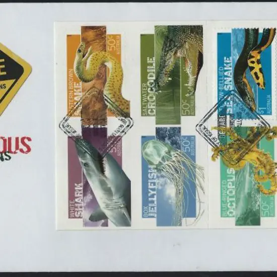 2006 (3rd Oct) Dangerous Australians S/A sheetlet ...