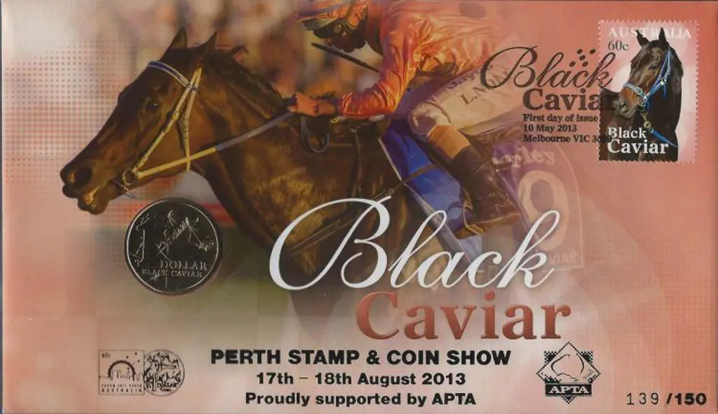 2013 (10th May) Black Caviar $1 PNC First Day ... Image 1++