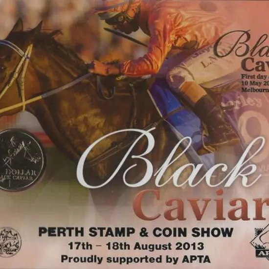 2013 (10th May) Black Caviar $1 PNC First Day ...