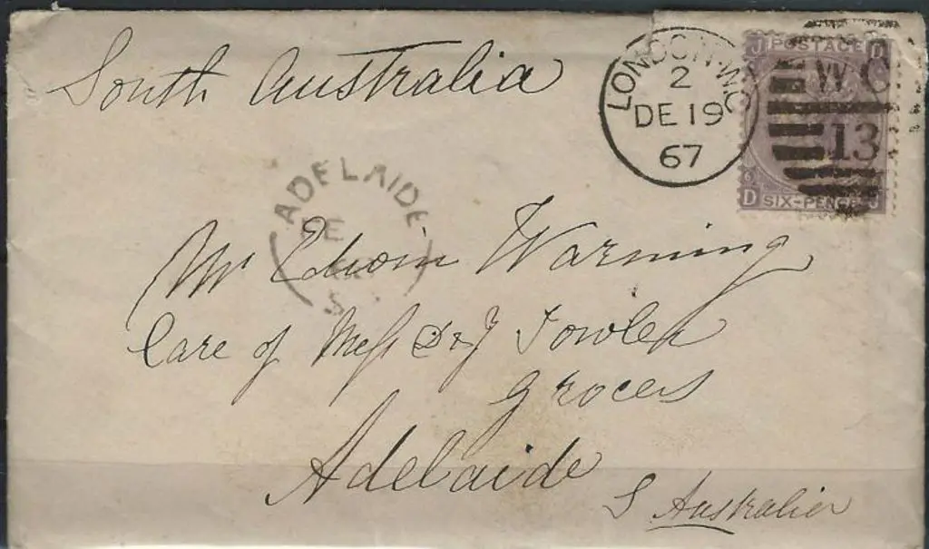 1867 (19th Dec) inwards entire from GB bearing ... Image 1++