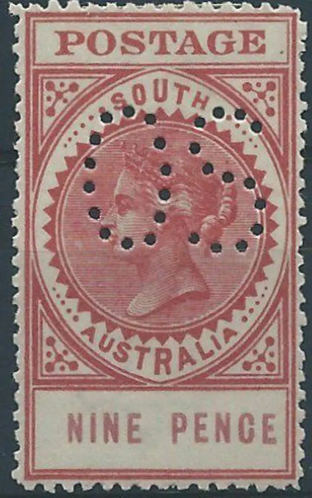 1911 9d brown-red "thick" Long Tom with inverted ... Image 1++