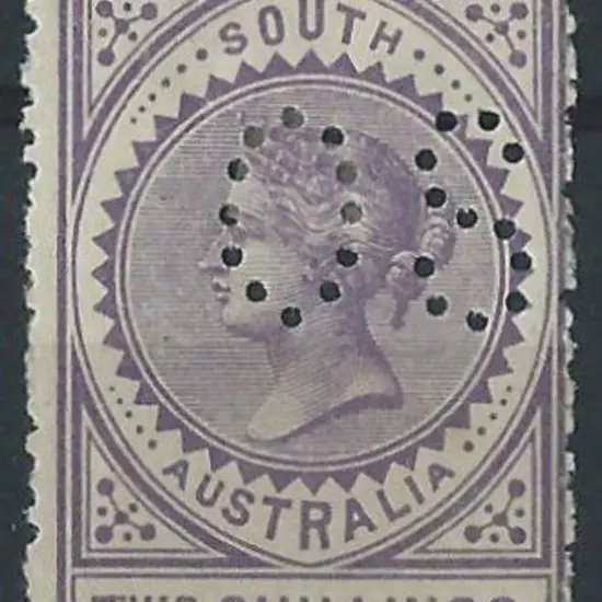 1912 2/6d dull violet "thick" Long Tom perfined ...