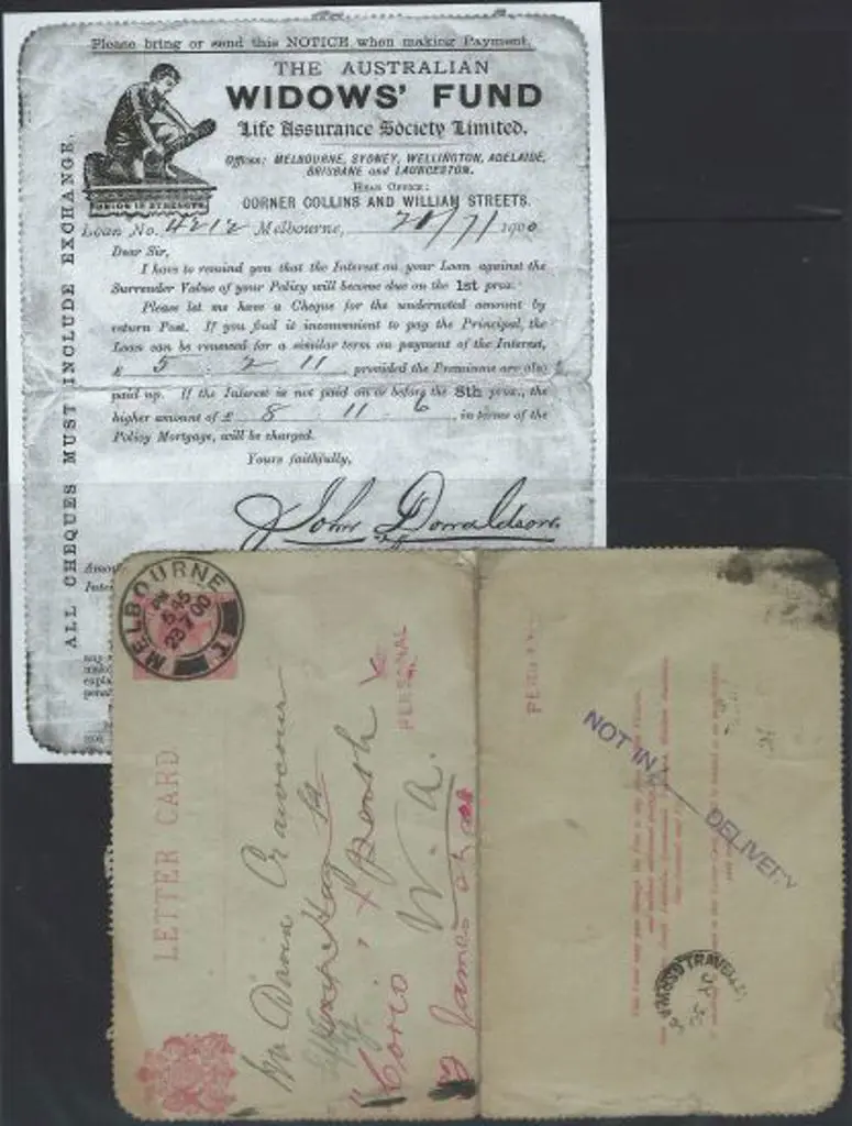 1900 (23rd July) pre-printed 2d QV lettercard with ... Image 1++