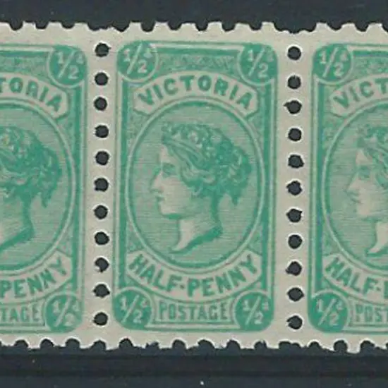 1912 ½d bluish-green Emergency printing, perf 11 ...