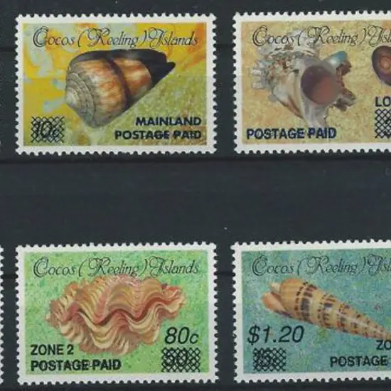 1990/91 Locals & Postage Paid Provisional ovpt set ...
