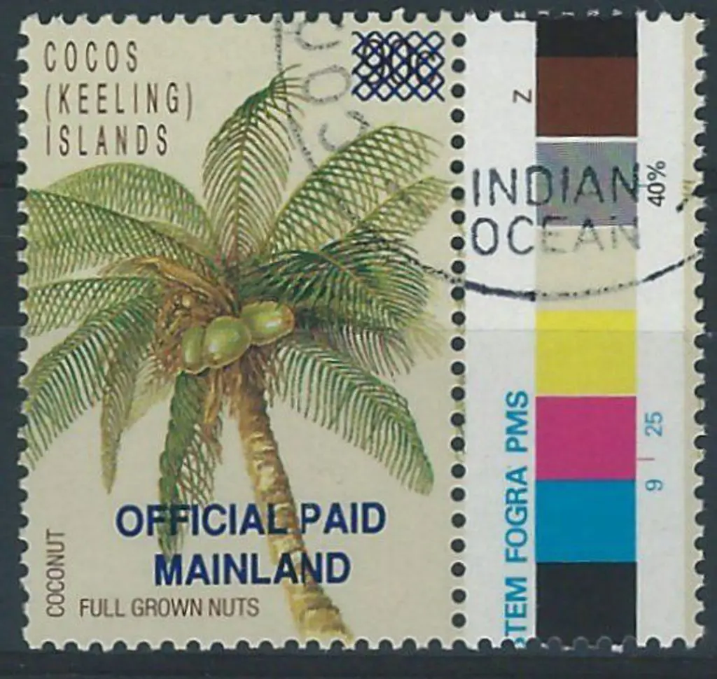 1991 OFFICIAL MAINLAND PAID right marginal gutter ... Image 1++