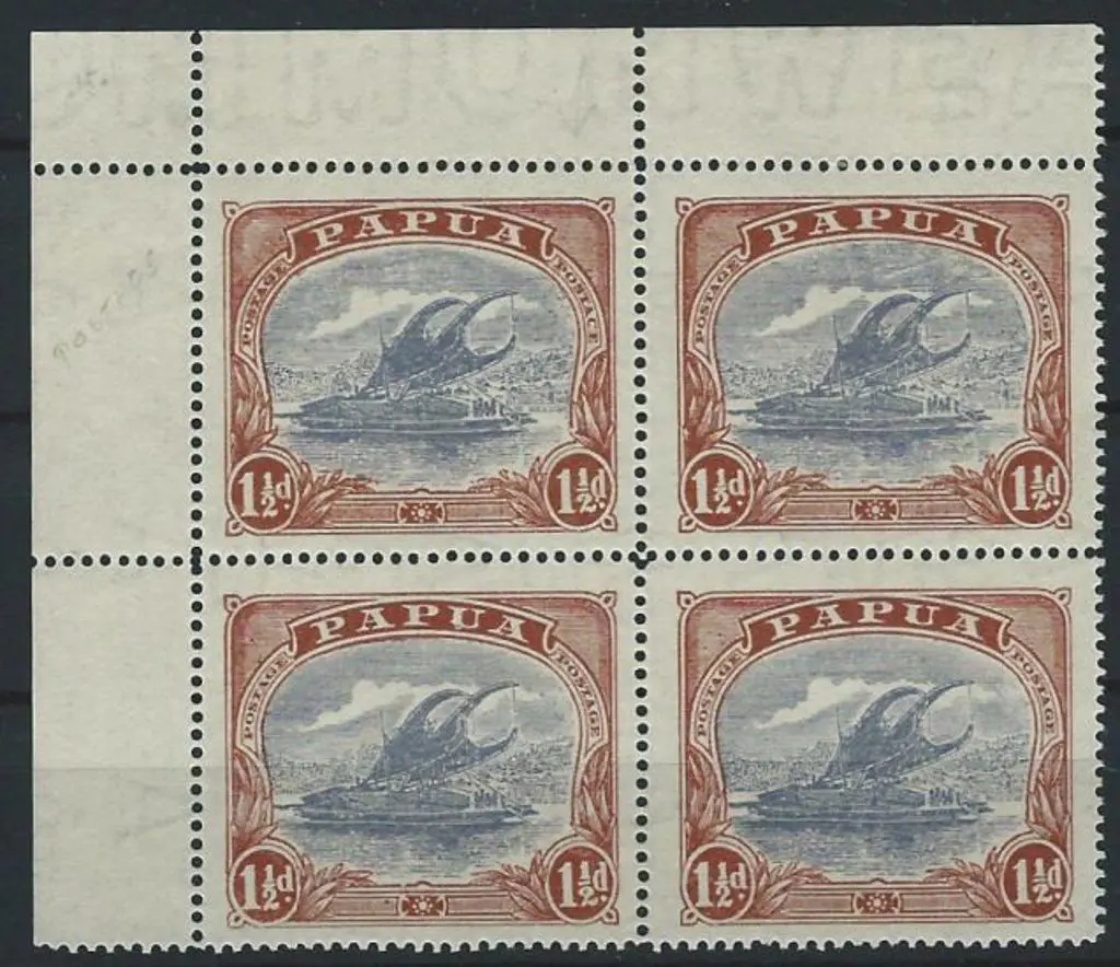 1929 1½d bright blue & bright brown top left ... Image 1++