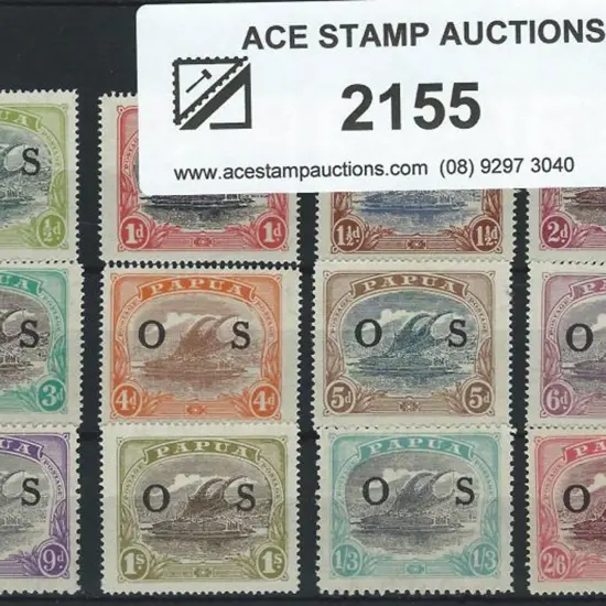 1931/32 ½d to 2/6d "OS" ovptd set incl 1d with ...