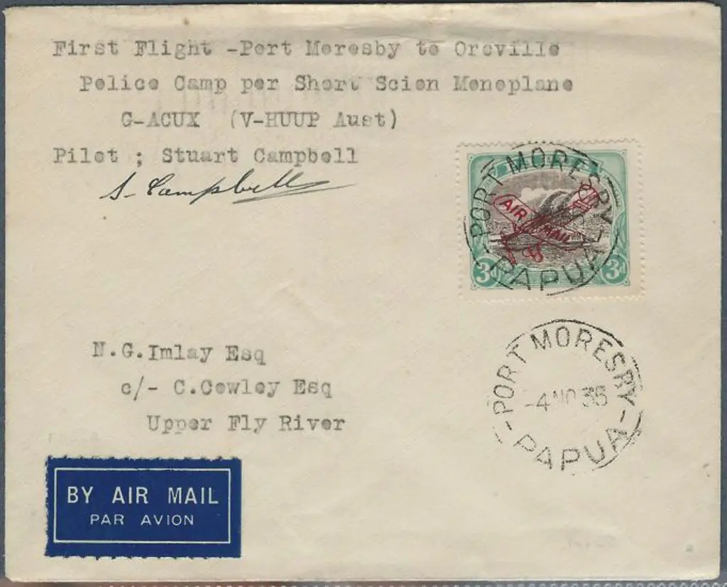 1935 (5th Nov) Port Moresby - Oroville Police Camp ... Image 1++