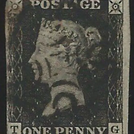 1840 1d black with black Maltese Cross pmk. 3 ...