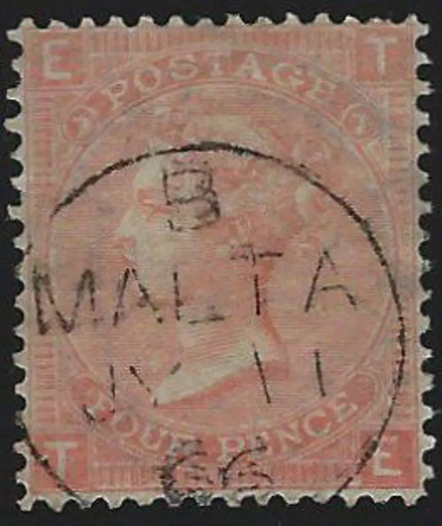1865 4d dull vermilion QV, Plate 7, well centred ... Image 1++