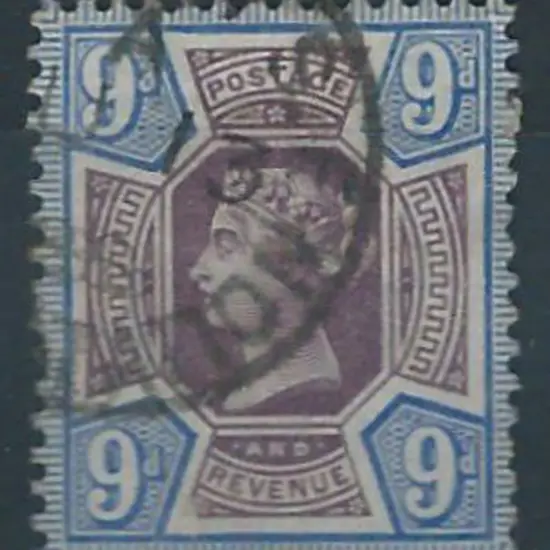 1887 9d dull purple & blue. A lovely fine used ...