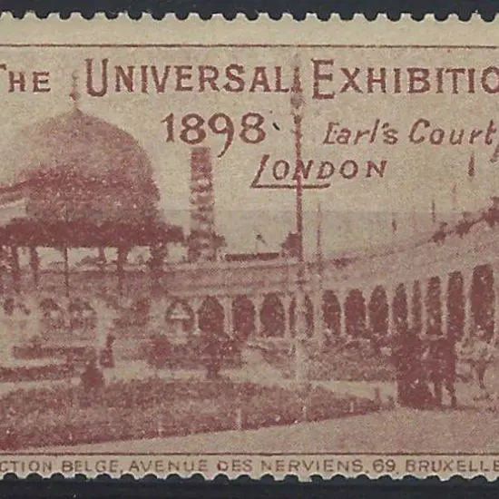 1898 Universal Exhibition, Earl's Court, London ...
