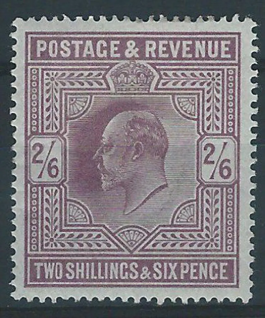 1902 2/6d dull purple KEVII. Fresh MLH. SG 262 ... Image 1++