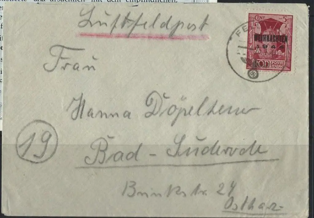 Aegean Islands (Rhodes) – German Occupation 1945 ... Image 1++
