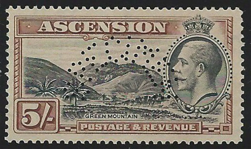 Ascension 1934 ½d - 5/- KGV Pictorials set of 10 ... Image 1++