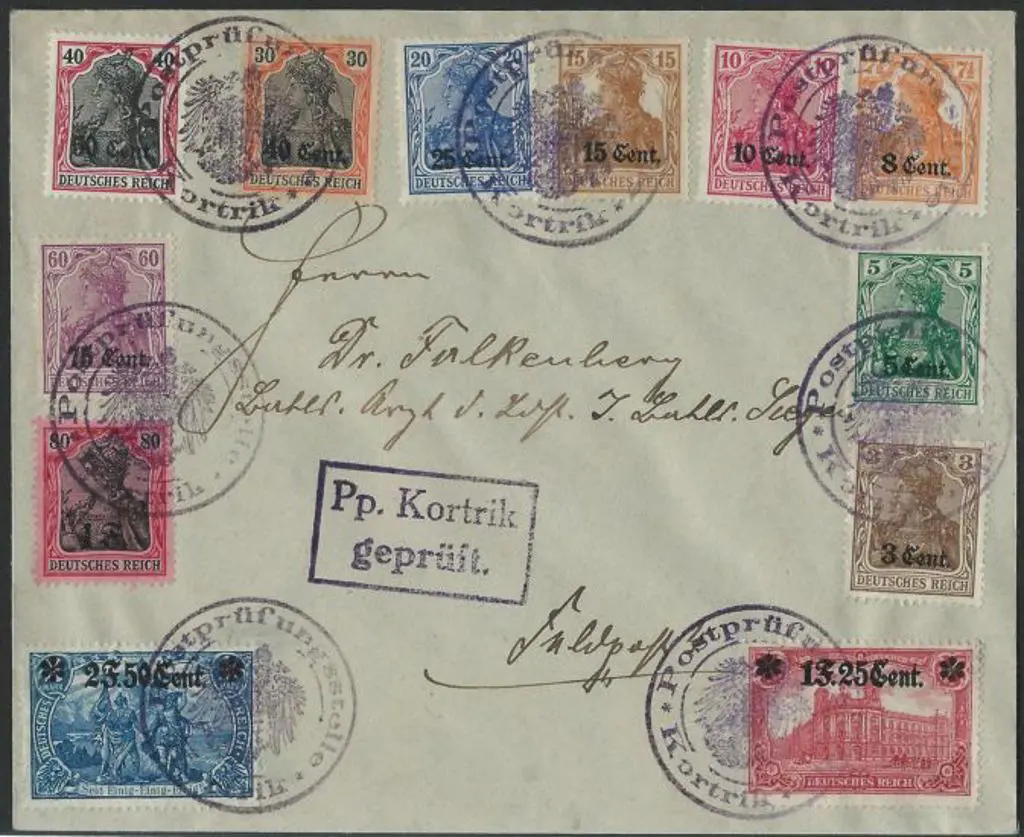 Belgium- German Occupation 1916  "Etappengabiet ... Image 1++