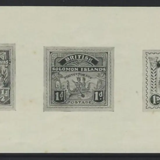 British Solomon Islands 1907 canoe issue unadopted ...