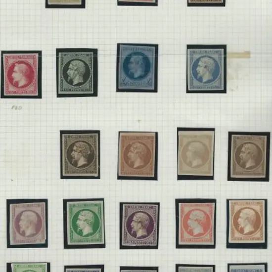 France 1849/53 Ceres (3) & Napoleon (17) imperfs & ...