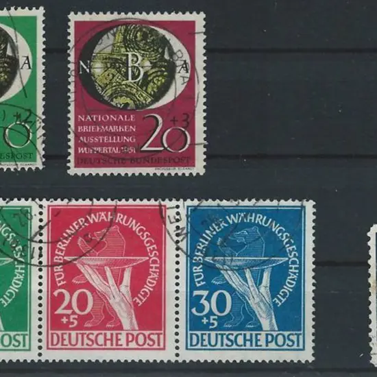 Germany-Berlin 1949 Relief Fund strip F/U from ...