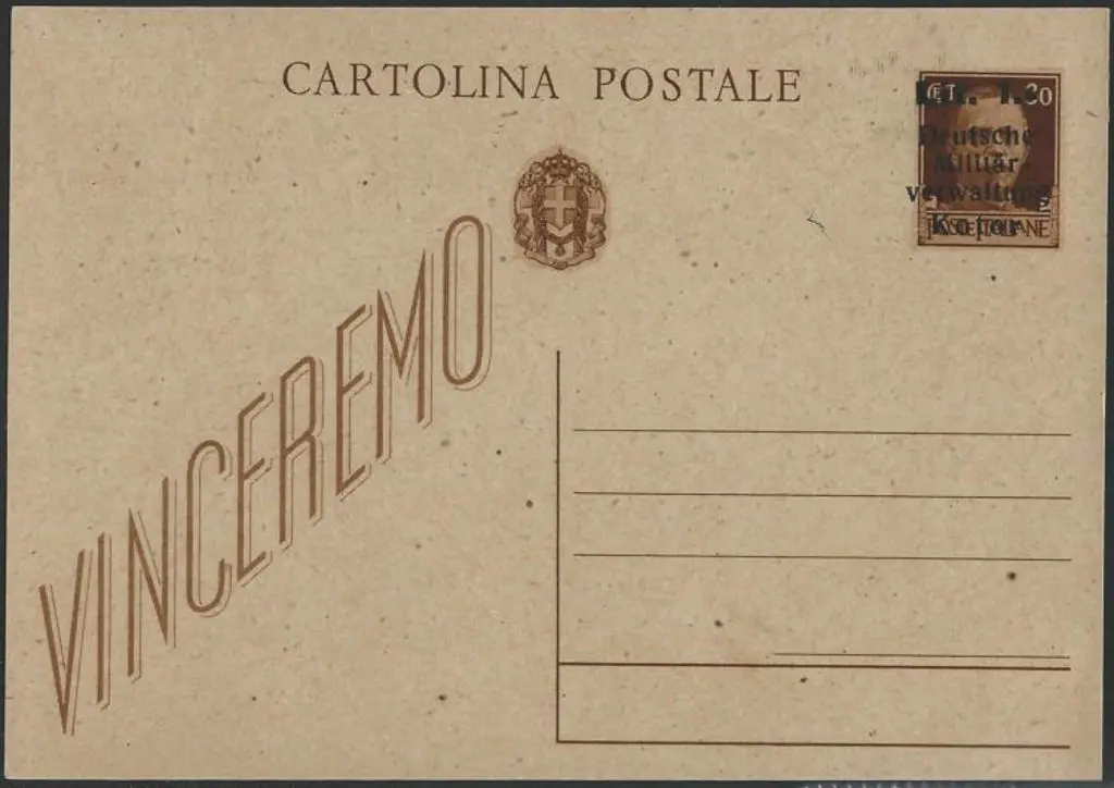 Kotor-German Occupation 1943 30¢ King Humbert ... Image 1++
