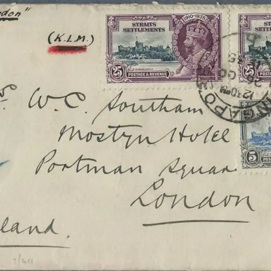 Malaya (Straits Settlements) 1935 (26th Oct) ...