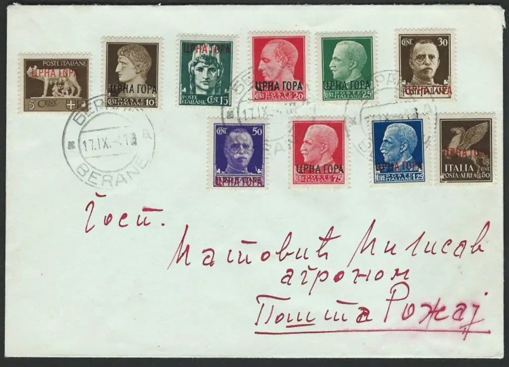 Montenegro-Italian Occupation 1941 (17th Sept) ... Image 1++