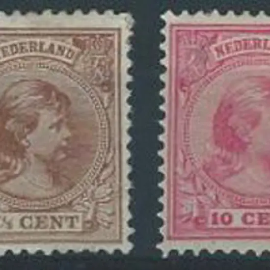 Netherlands 1879/1923 MLH numerals & Queens to ...