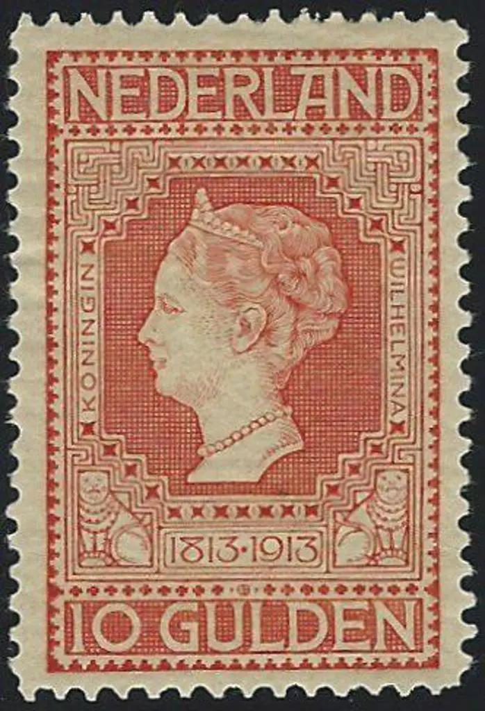 Netherlands 1913 10g Centenary MLH with hinge ... Image 1++