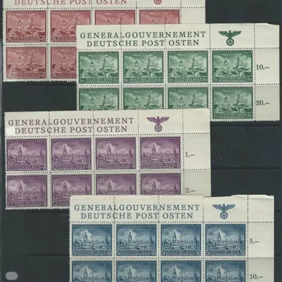Poland General Government 1942 600th Anniv set of ...