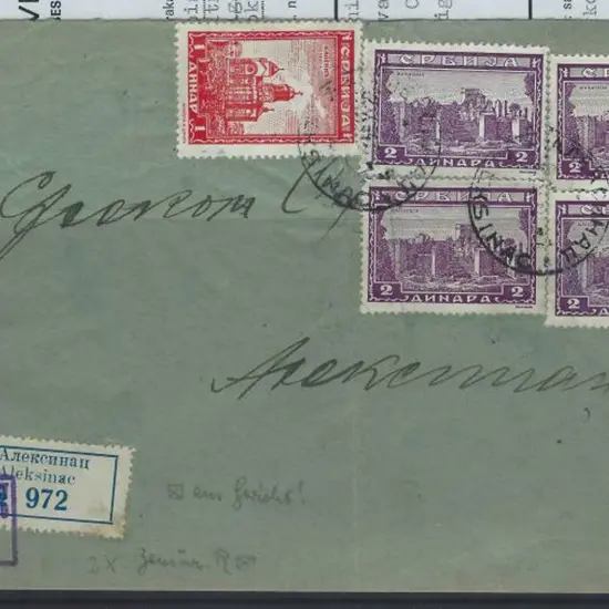 Serbia Montengro-German Occupation 1942 (4th Nov) ...