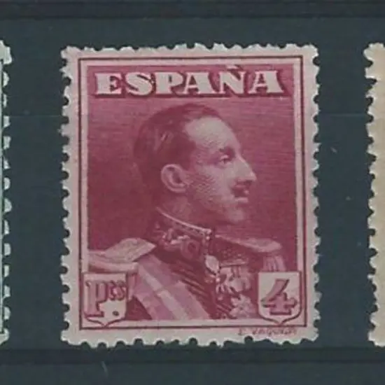 Spain 1922 1p MLH plus 4p & 10p MUH well centred. ...