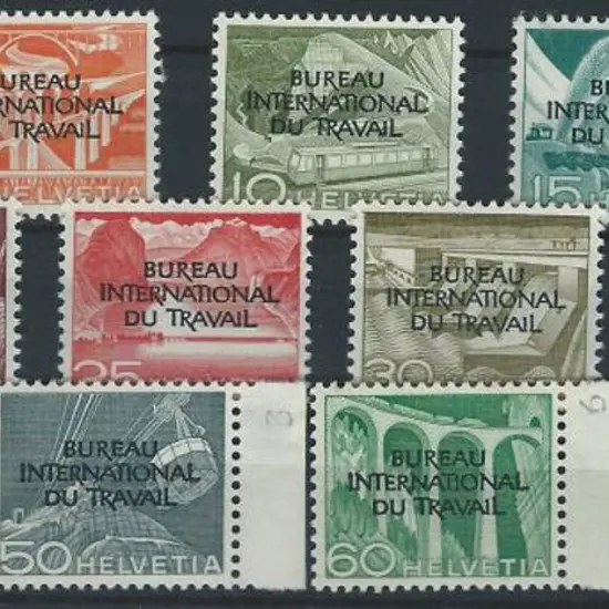 Switzerland 1950 "BUREAU INTERNATIONAL DU TRAVAIL" ...