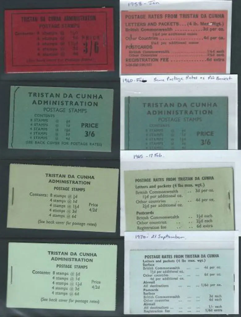 Tristan da Cunha 1958 3/6d booklet (cat. £55), ... Image 1++