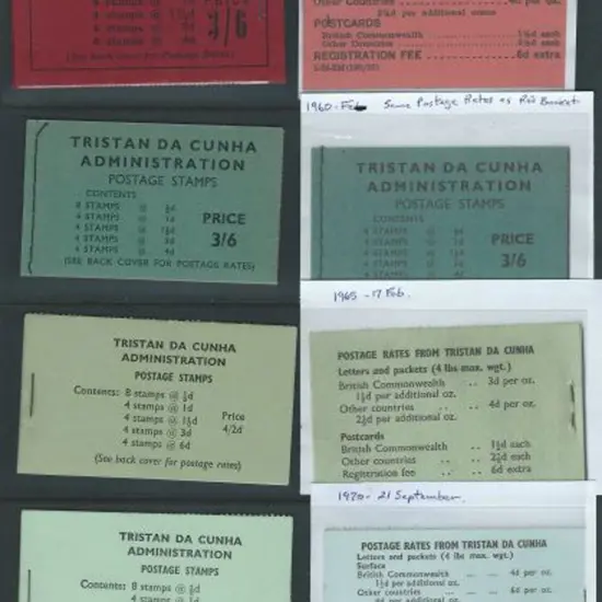 Tristan da Cunha 1958 3/6d booklet (cat. £55), ...