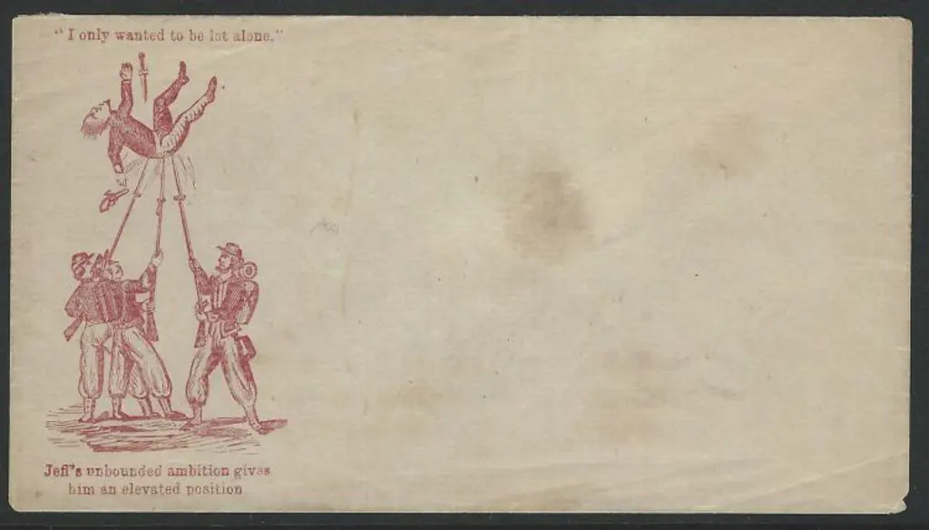 USA 1861/65 Civil War unused humorous patriotic ... Image 1++