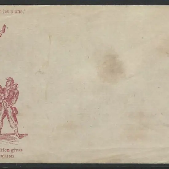 USA 1861/65 Civil War unused humorous patriotic ...