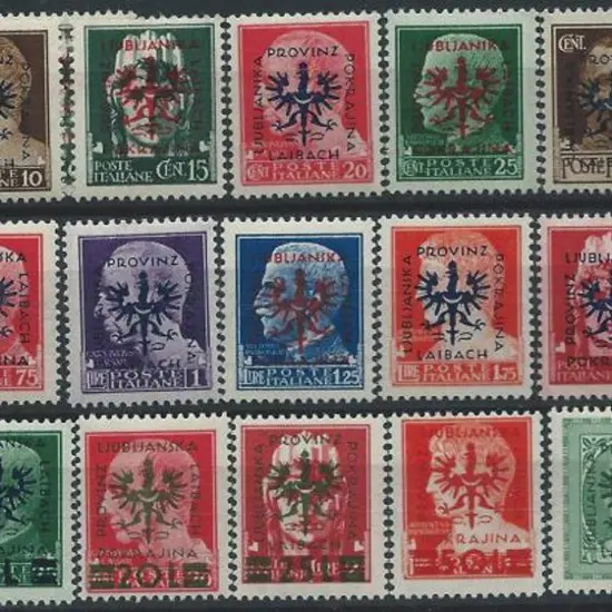 Yugoslavia-German Occupation 1944 "Provinz ...