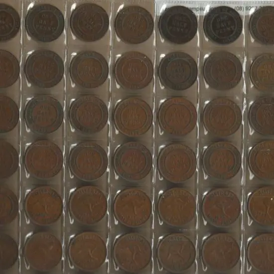 1911-1964 Half Pennys full set of 59 incl the 1923 ...